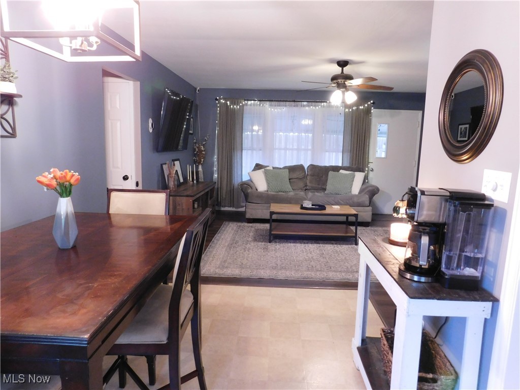 9720 West Ridgewood Drive Parma Heights, OH 44130 - Photo 2 of 46 Dining space with a ceiling fan