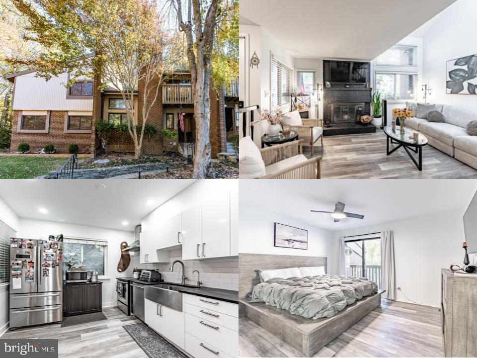 2045 Winged Foot Court Reston, VA 20191 - Photo 1 of 39 a living room with furniture and a fireplace