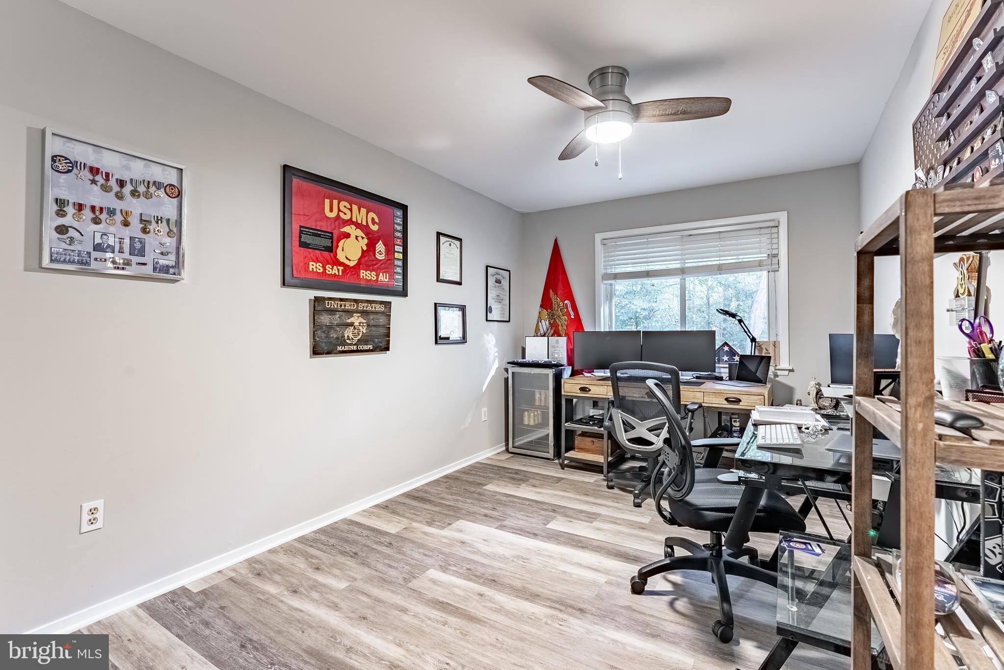 2045 Winged Foot Court Reston, VA 20191 - Photo 10 of 39 a work room with furniture and a ceiling fan