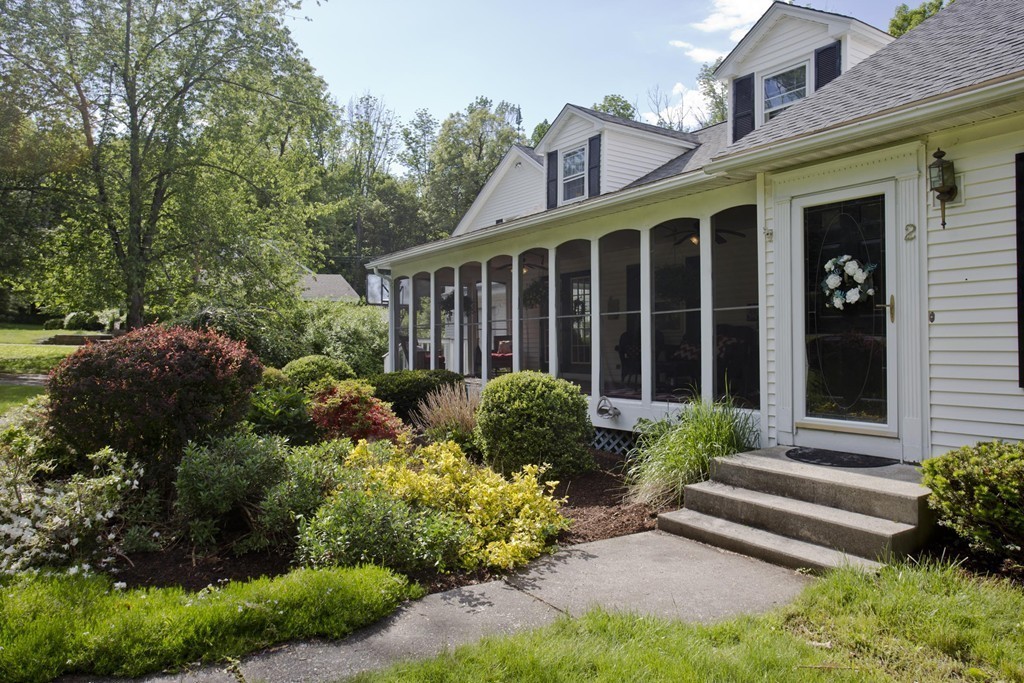 2 Sunset Rock Road Wilbraham, MA 01095 - Photo 25 of 30 a view of a house with a garden and plants
