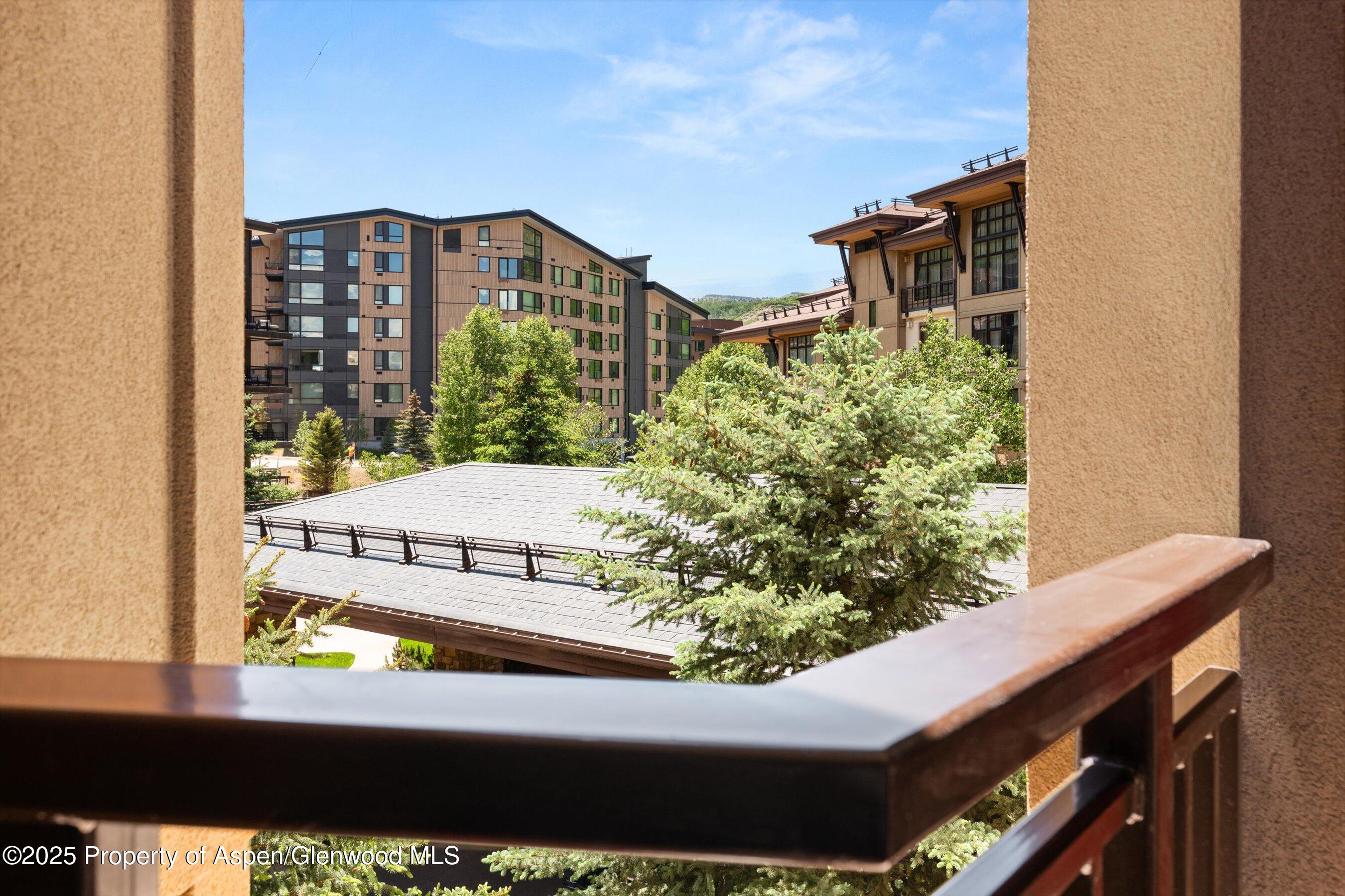 130 Wood Road, Unit 625 Snowmass Village, CO 81615 - Photo 10 of 15 a view of a balcony with plants