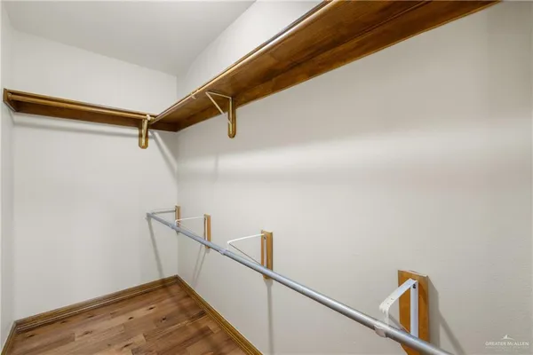 a view of walk in closet