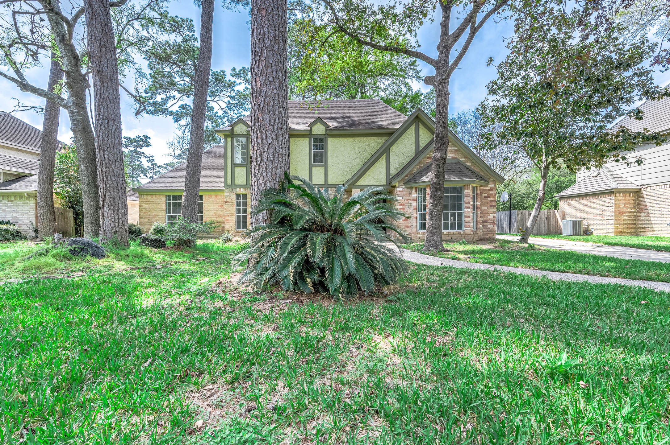 17627 Terrawren Lane Spring, TX 77379 - Photo 2 of 30 a view of backyard of house with green space
