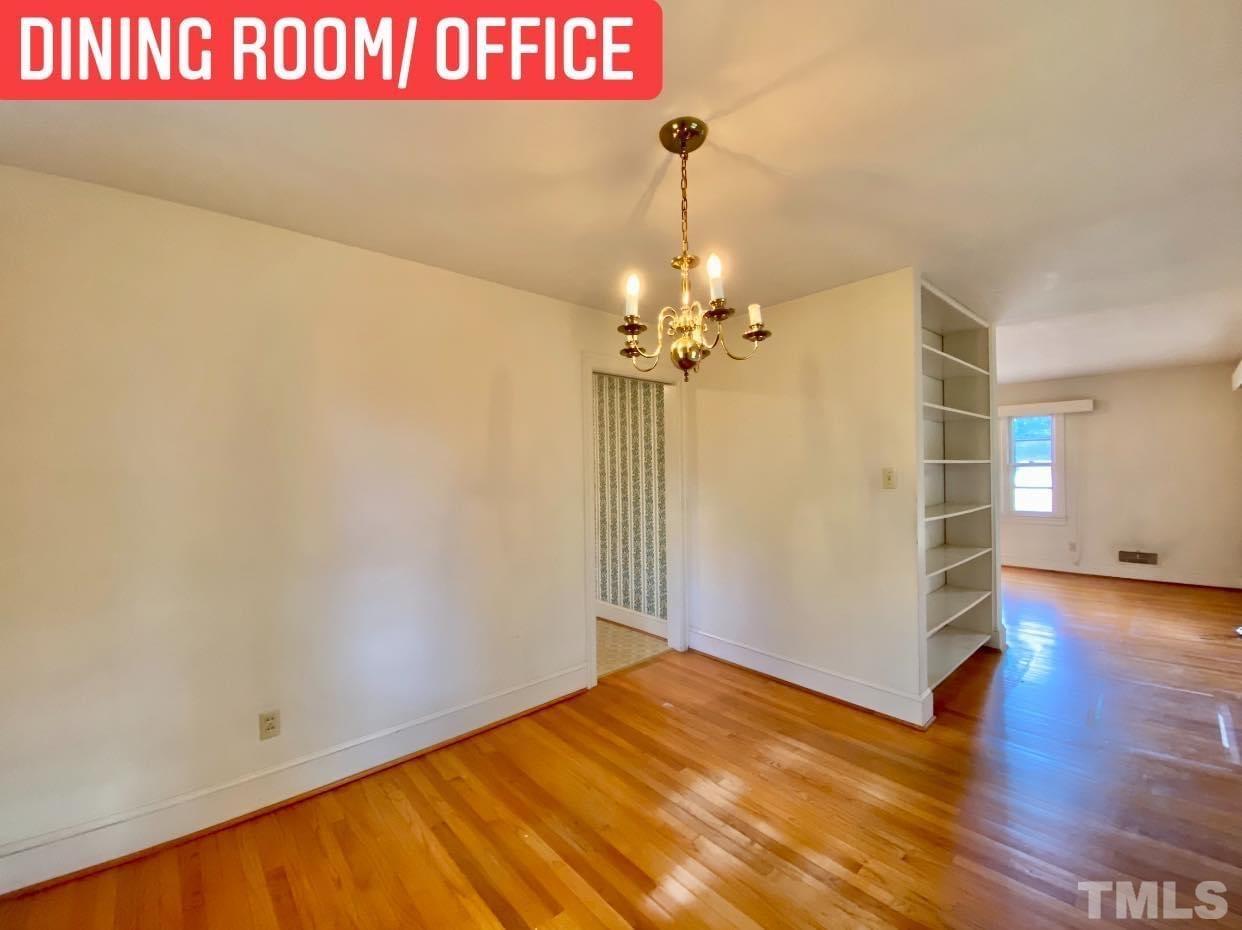 4505 Buffaloe Road Raleigh, NC 27616 - Photo 31 of 56 a view of empty room with wooden floor