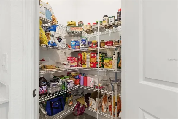 a room with storage and utility