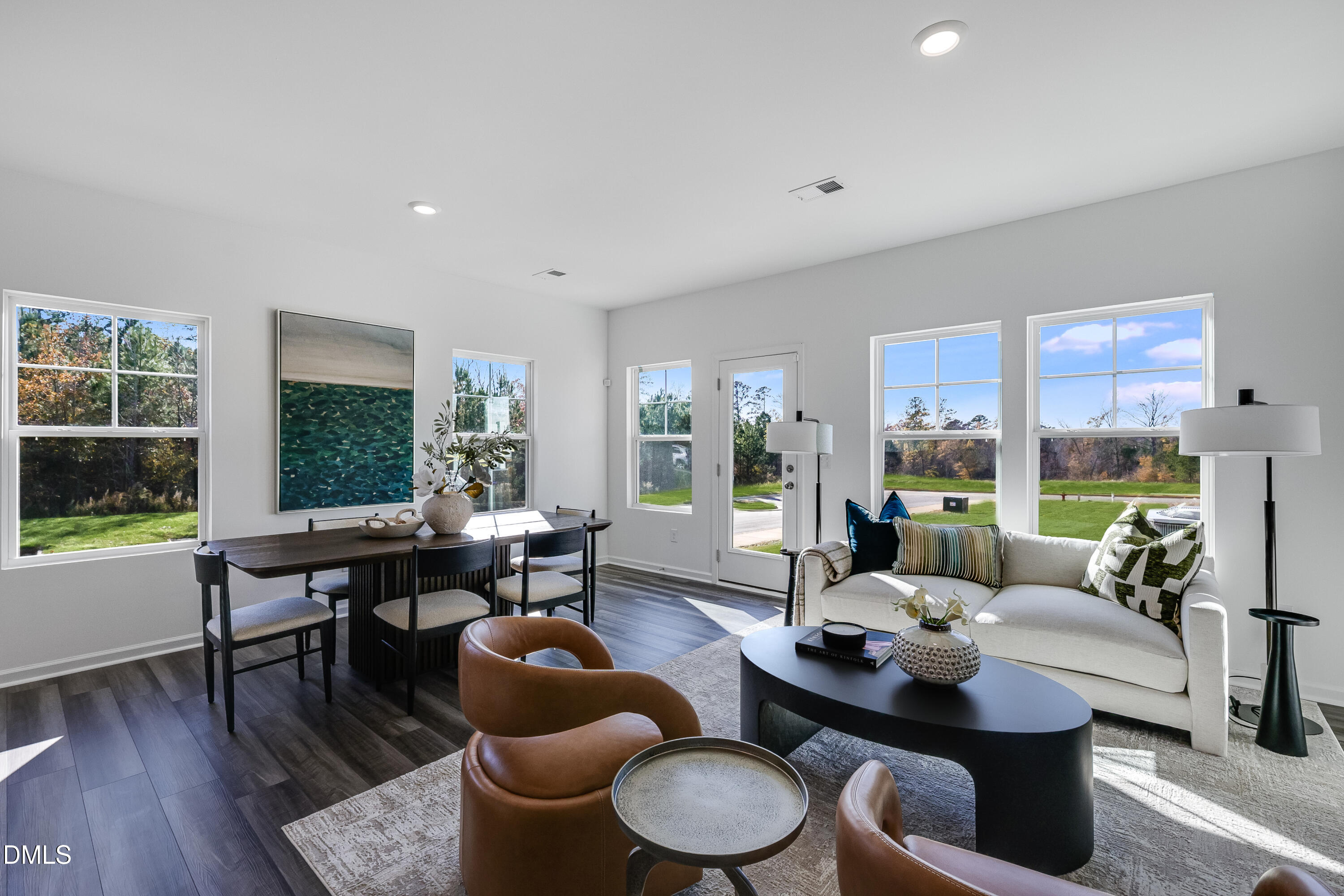 2425 Small Br Trail, Unit 30 Raleigh, NC 27610 - Photo 10 of 25 a living room with furniture and a large window