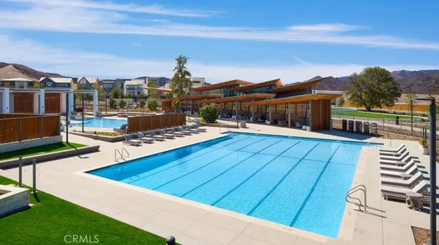 a view of a terrace with sitting area