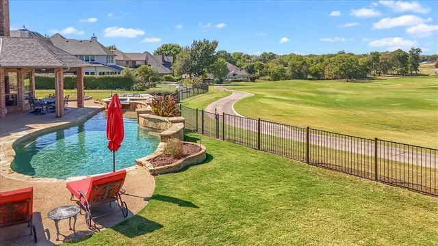 a view of a swimming pool