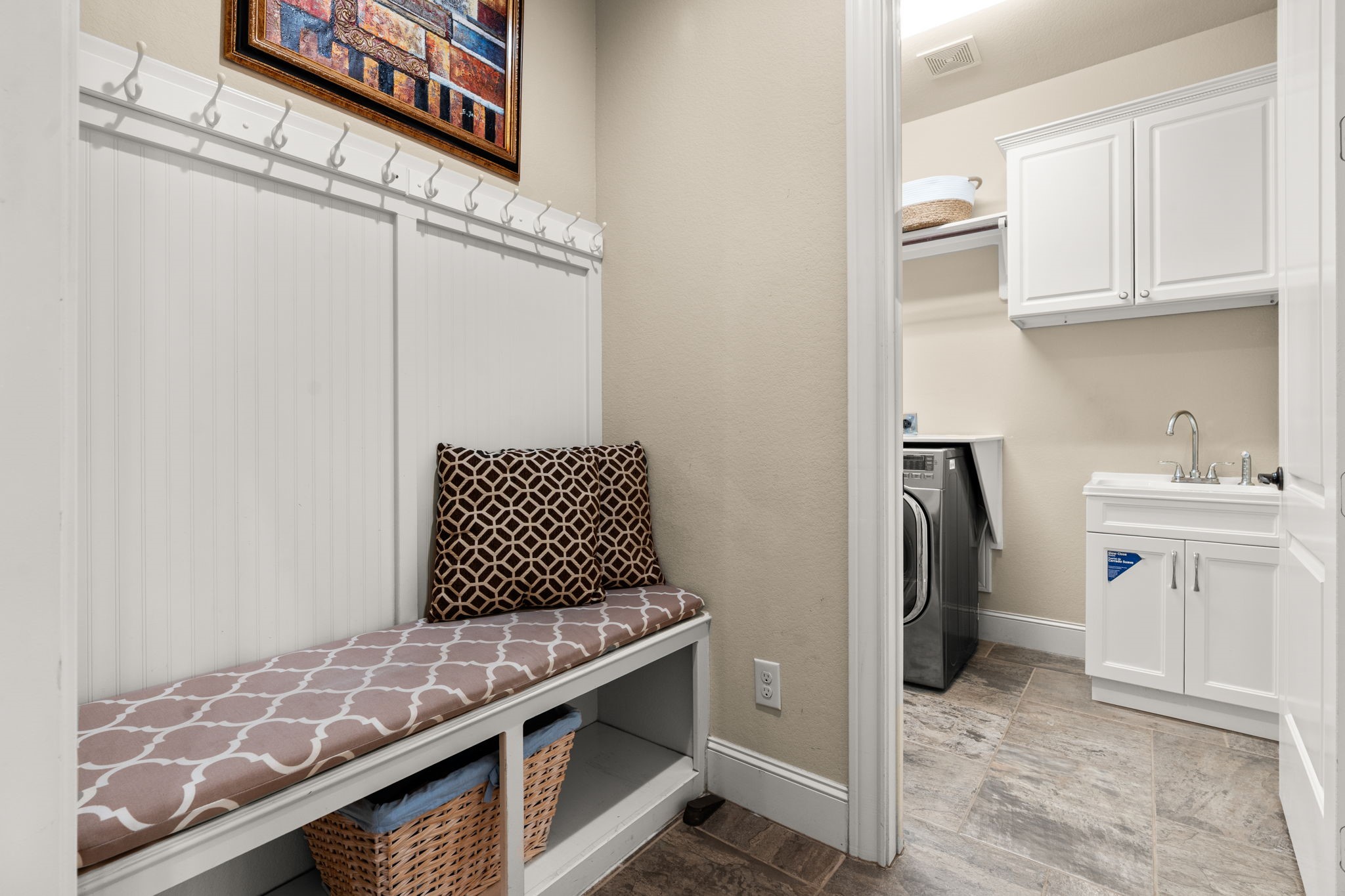 107 Elk Run Court Conroe, TX 77384 - Photo 29 of 50 Mud closet