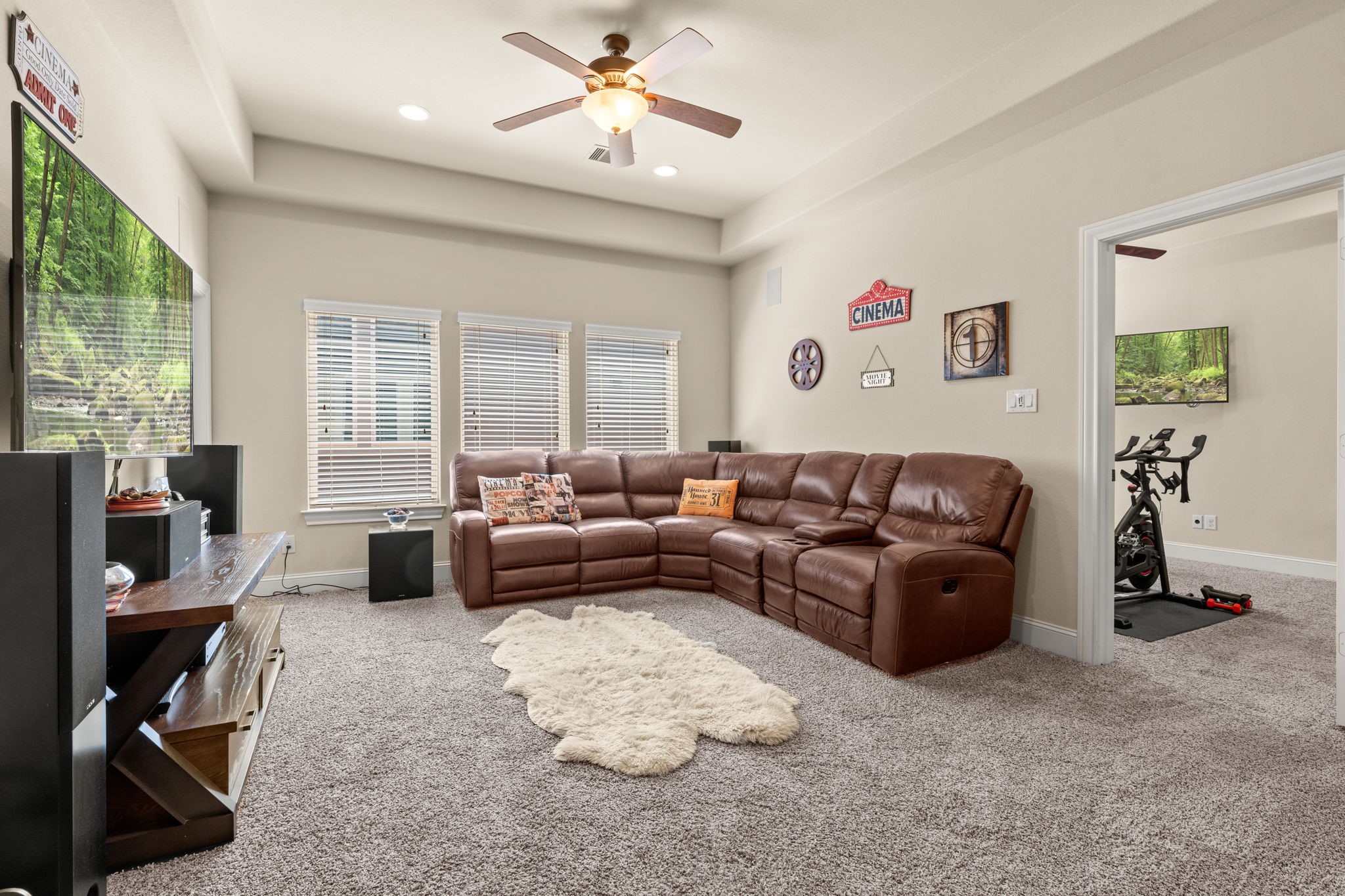 107 Elk Run Court Conroe, TX 77384 - Photo 34 of 50 Game room upstairs