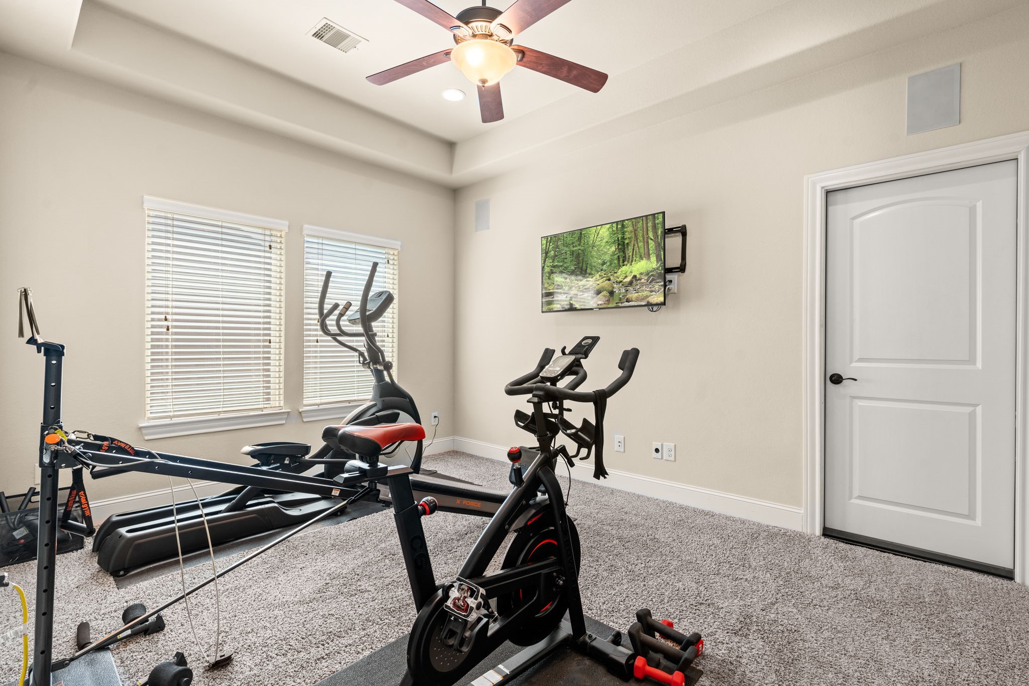 107 Elk Run Court Conroe, TX 77384 - Photo 36 of 50 Flex room upstairs with surround sound
