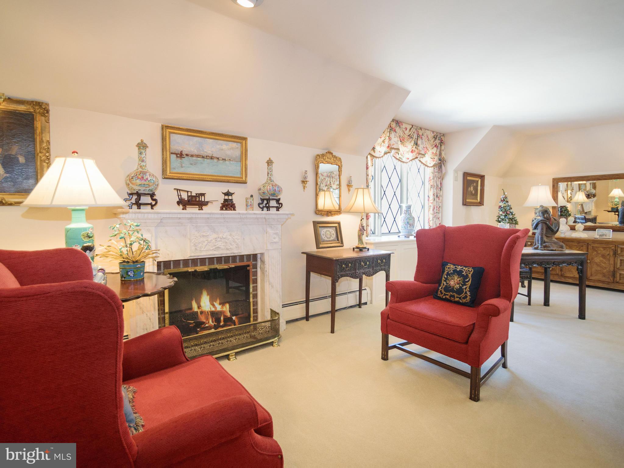2133 Ward Road Green Lane, PA 18054 - Photo 37 of 60 Master bedroom with gas fireplace