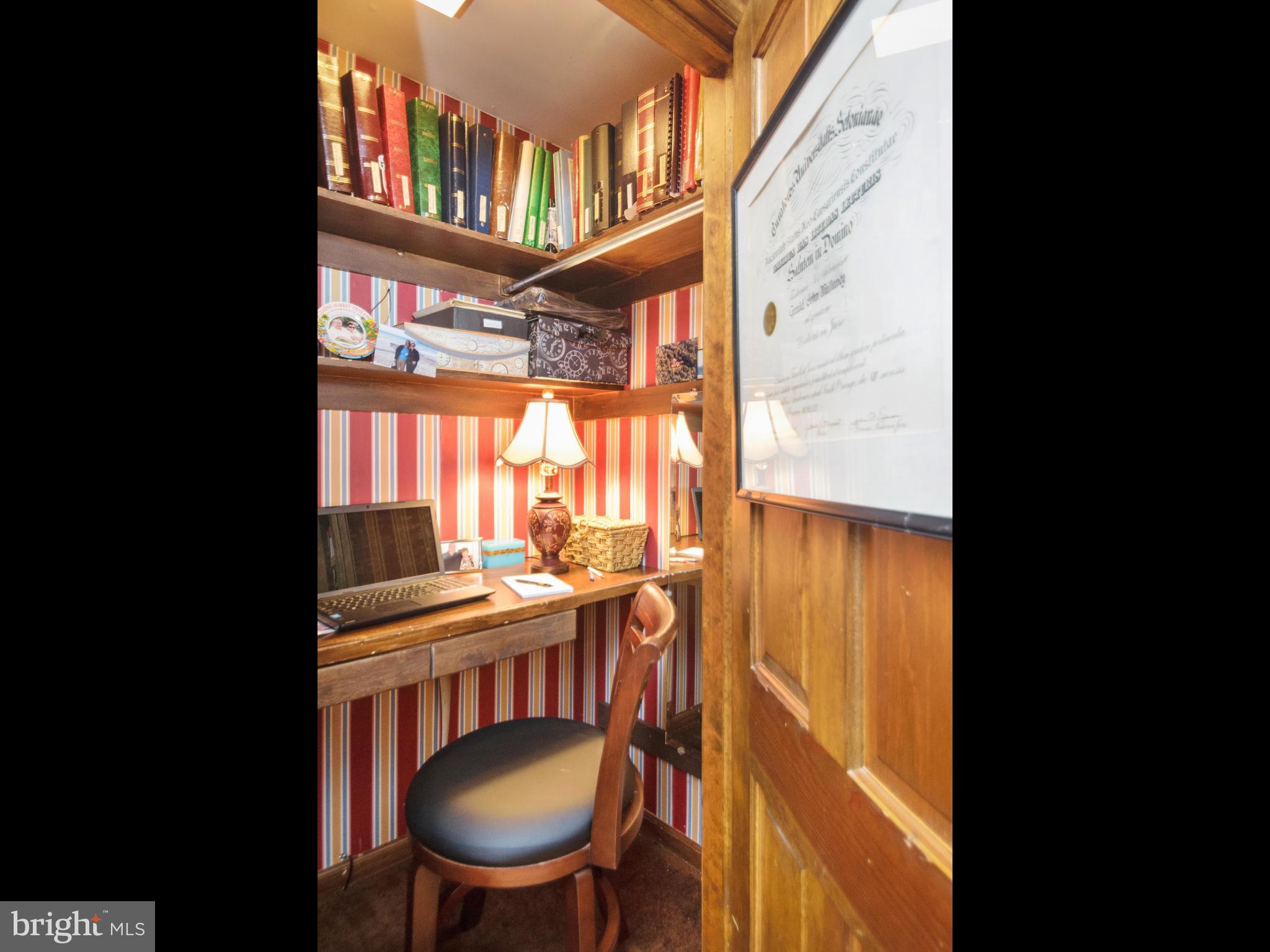 2133 Ward Road Green Lane, PA 18054 - Photo 6 of 60 Walk-in closet/desk space inside the library
