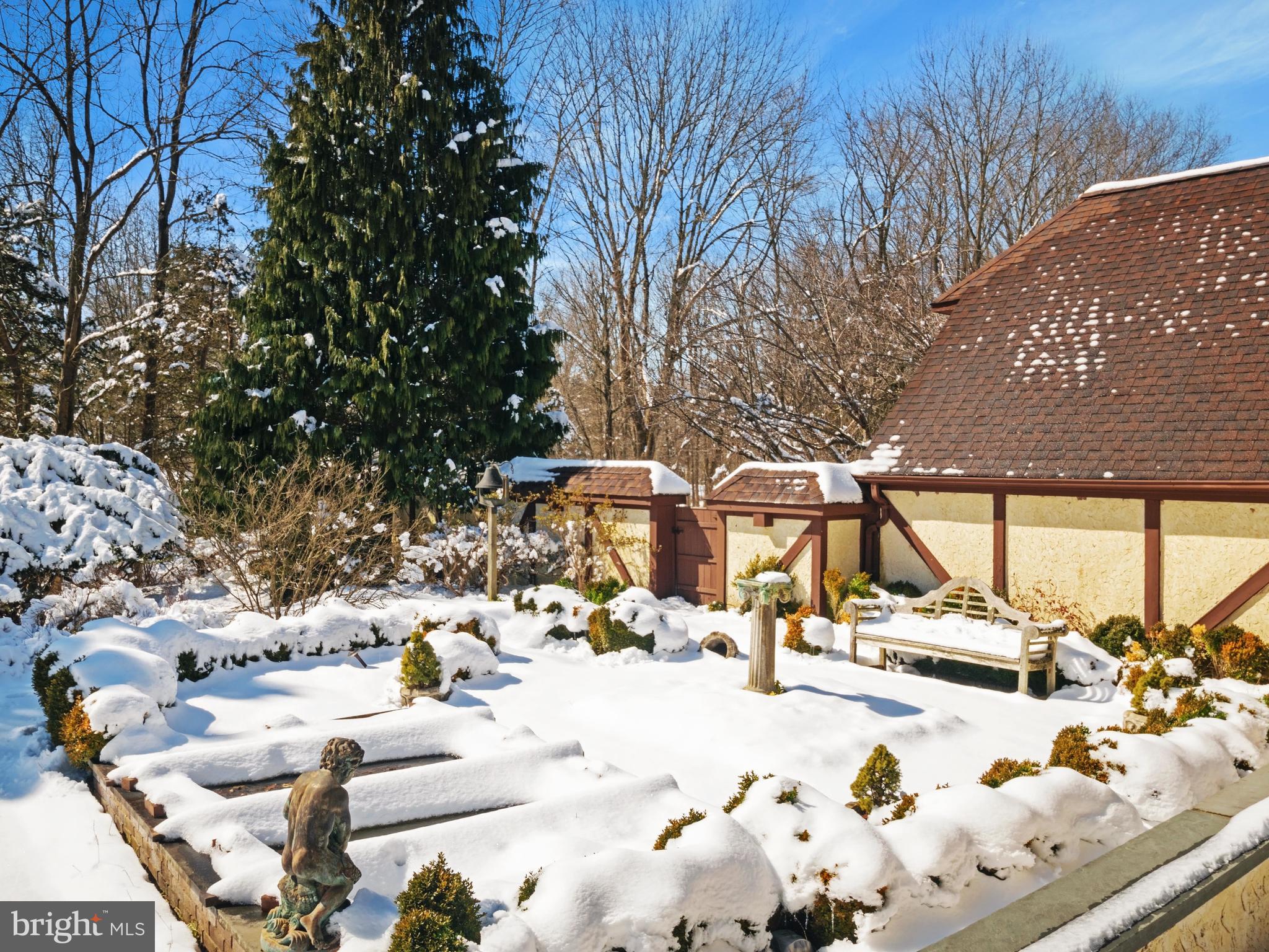 2133 Ward Road Green Lane, PA 18054 - Photo 51 of 60 Terrace overlooking 10' x 8' fish pond