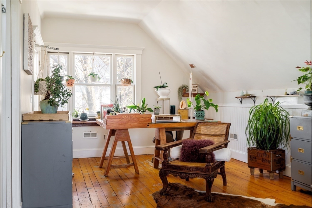 70 Oxford Street Somerville, MA 02143 - Photo 27 of 38 a view of a dining room with furniture window and wooden floor