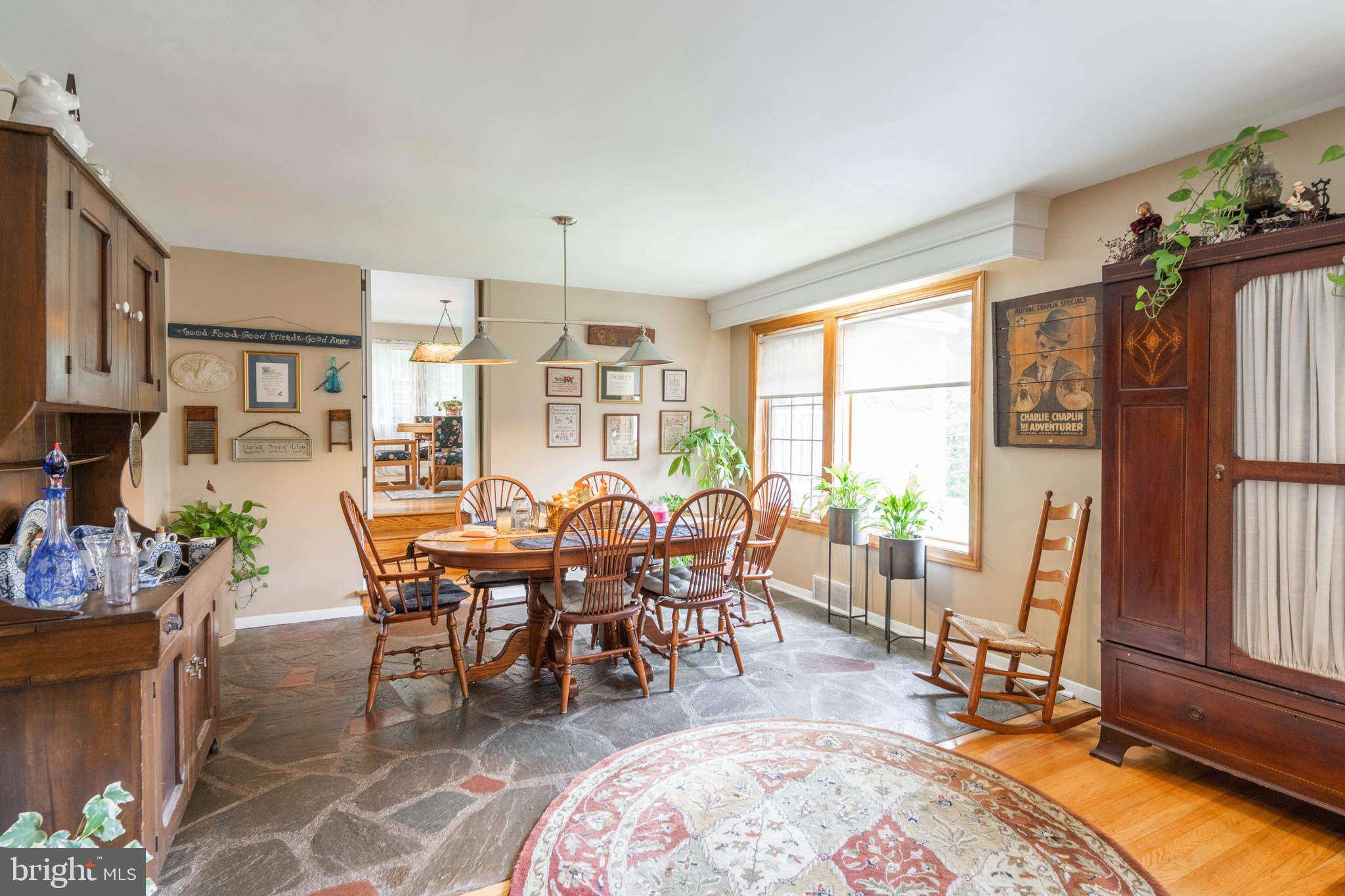 107 Ridgefield Road Newtown Square, PA 19073 - Photo 9 of 34 Dining Area with slate floor