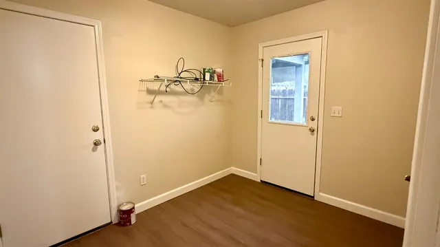wooden floor in an empty room