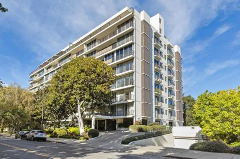 a front view of a building