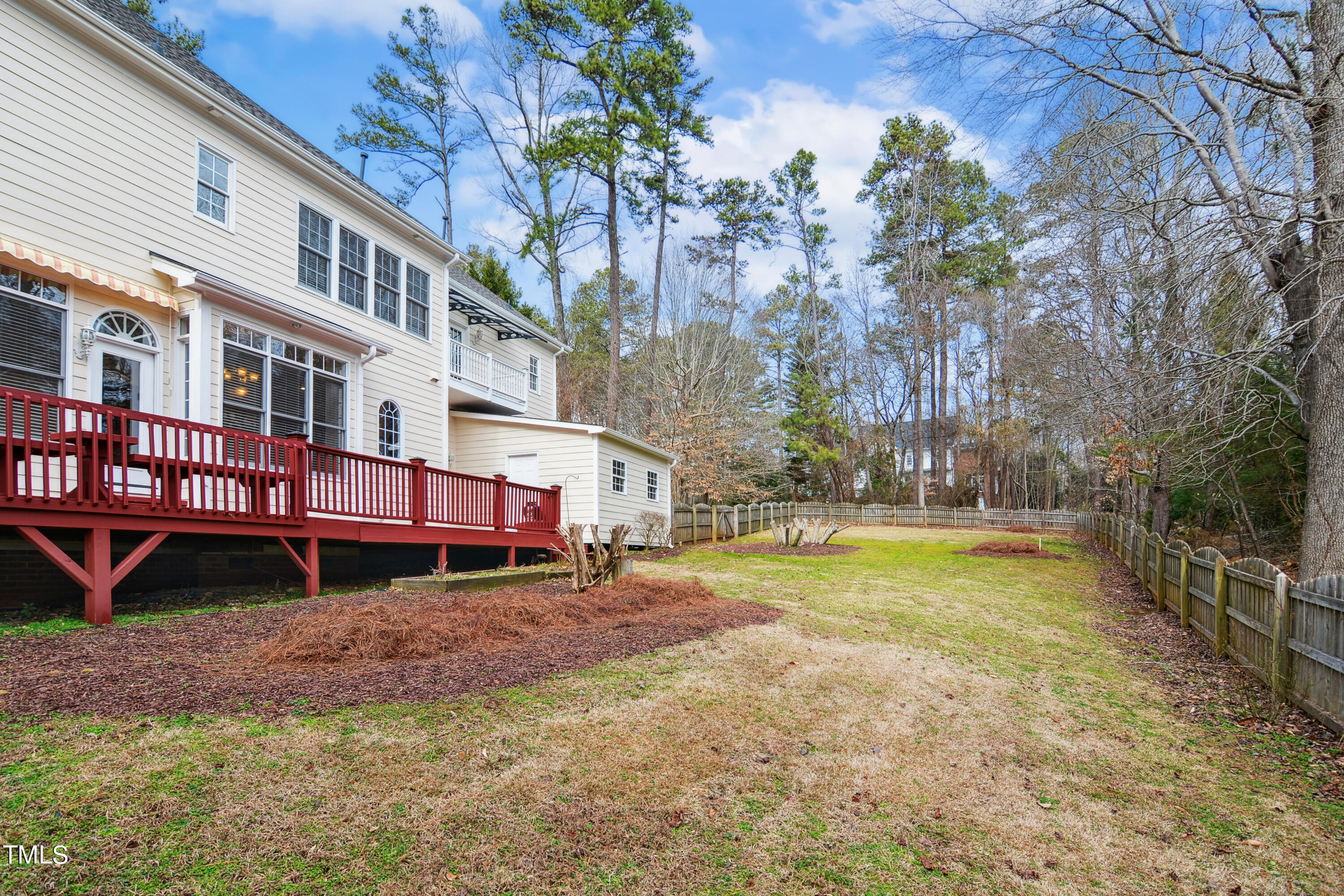 3101 Shinleaf Court Raleigh, NC 27613 - Photo 41 of 44 a view of a house with a yard and sitting area