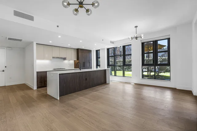 a front view of a building