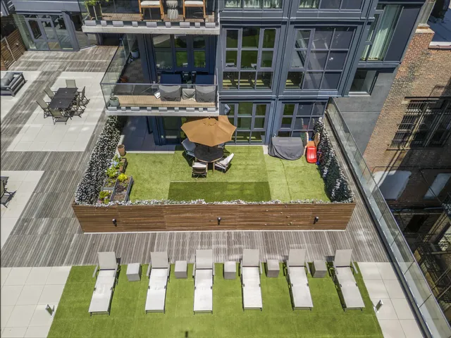 a bird view of a city