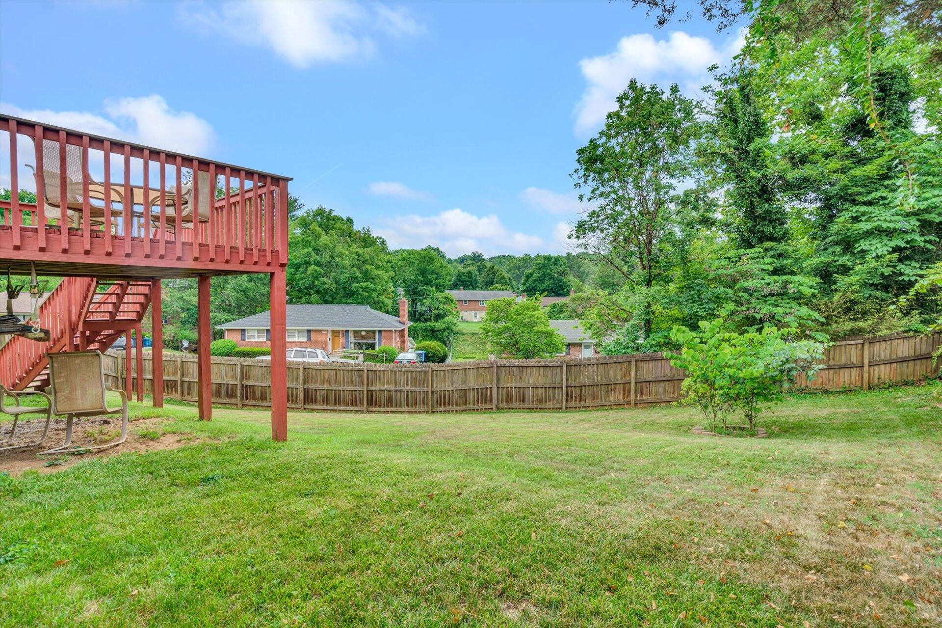 2835 Tillett Road Southwest Roanoke, VA 24015 - Photo 21 of 25 Fenced Yard