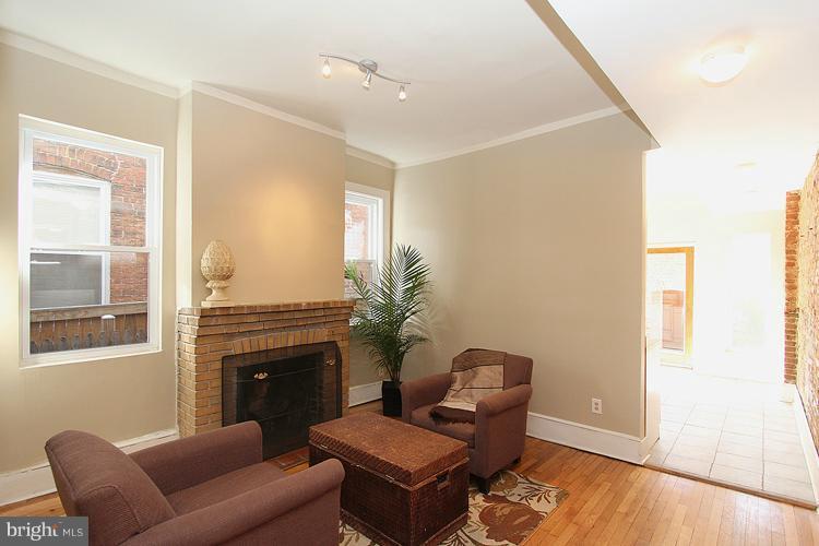608 R Street Northwest Washington, DC 20001 - Photo 18 of 30 Den with Fireplace