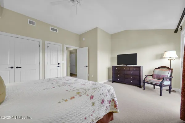 a view of a livingroom with furniture