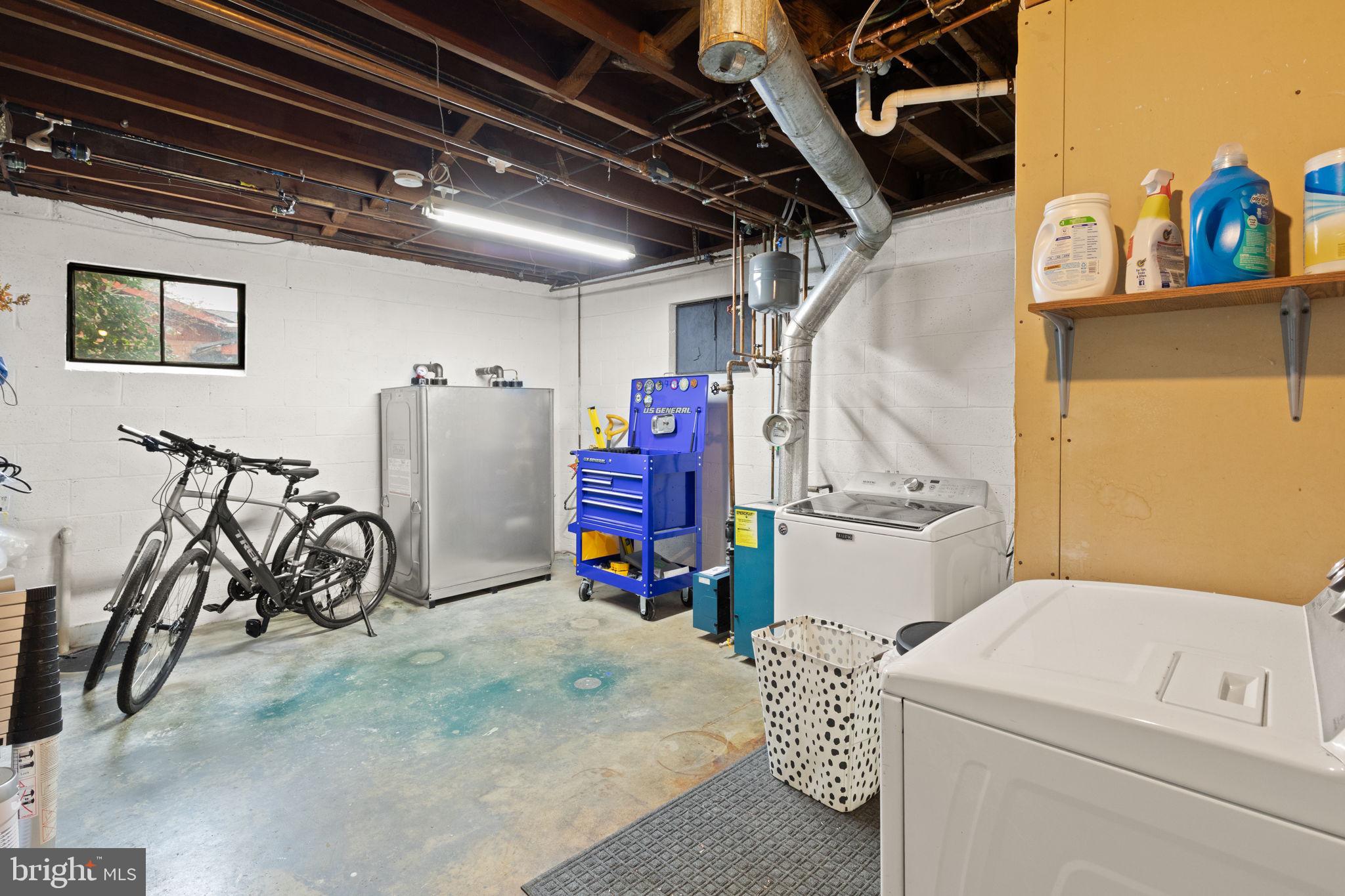 817 Tydings Road Havre de Grace, MD 21078 - Photo 32 of 42 Functional basement with laundry area.