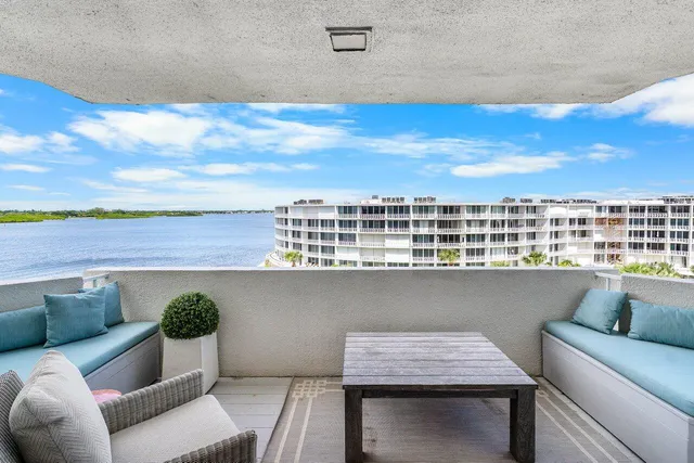 a view of terrace with seating space