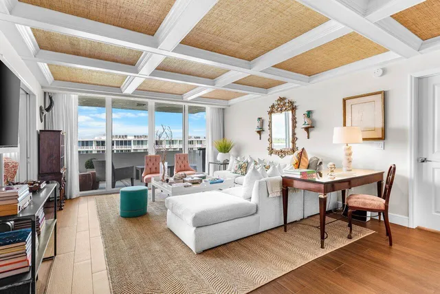 a view of a backyard with plants