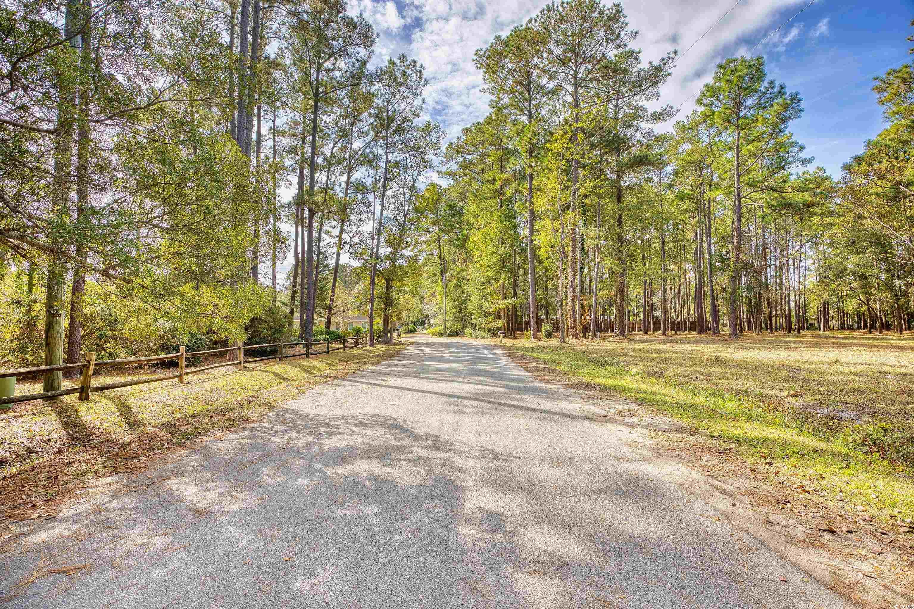 4250 Lilac Road Myrtle Beach, SC 29588 - Photo 34 of 36 View of asphalt road with a view of trees
