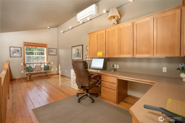 a view of living room and dining room