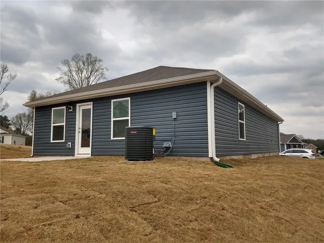 a view of a house with a outdoor space