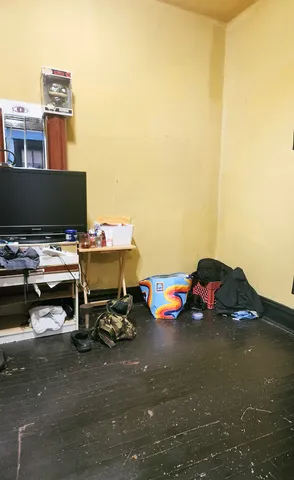 a view of a city from a lounge chair