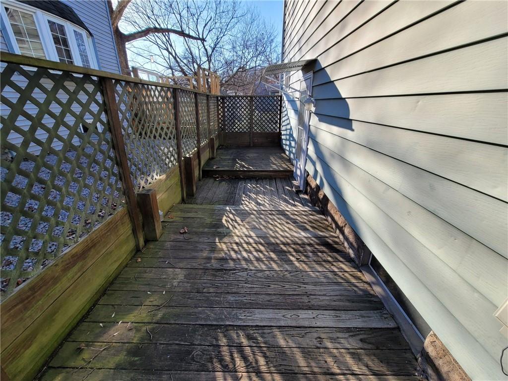 212 Summit Street Butler, PA 16001 - Photo 15 of 17 a view of a yard with wooden stairs