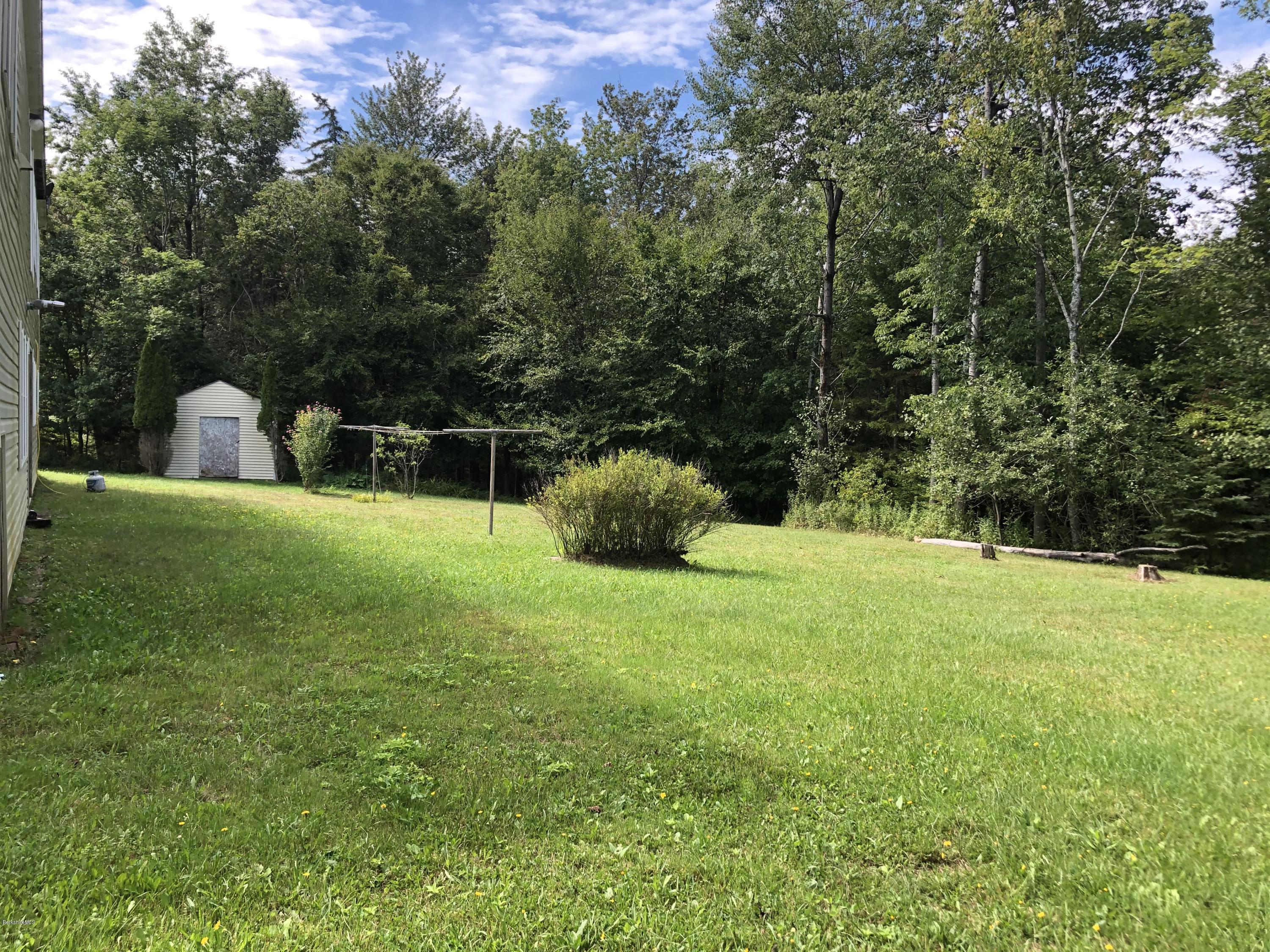 55 East Windsor Road Peru, MA 01235 - Photo 5 of 28 a backyard of a house with lots of green space and deers
