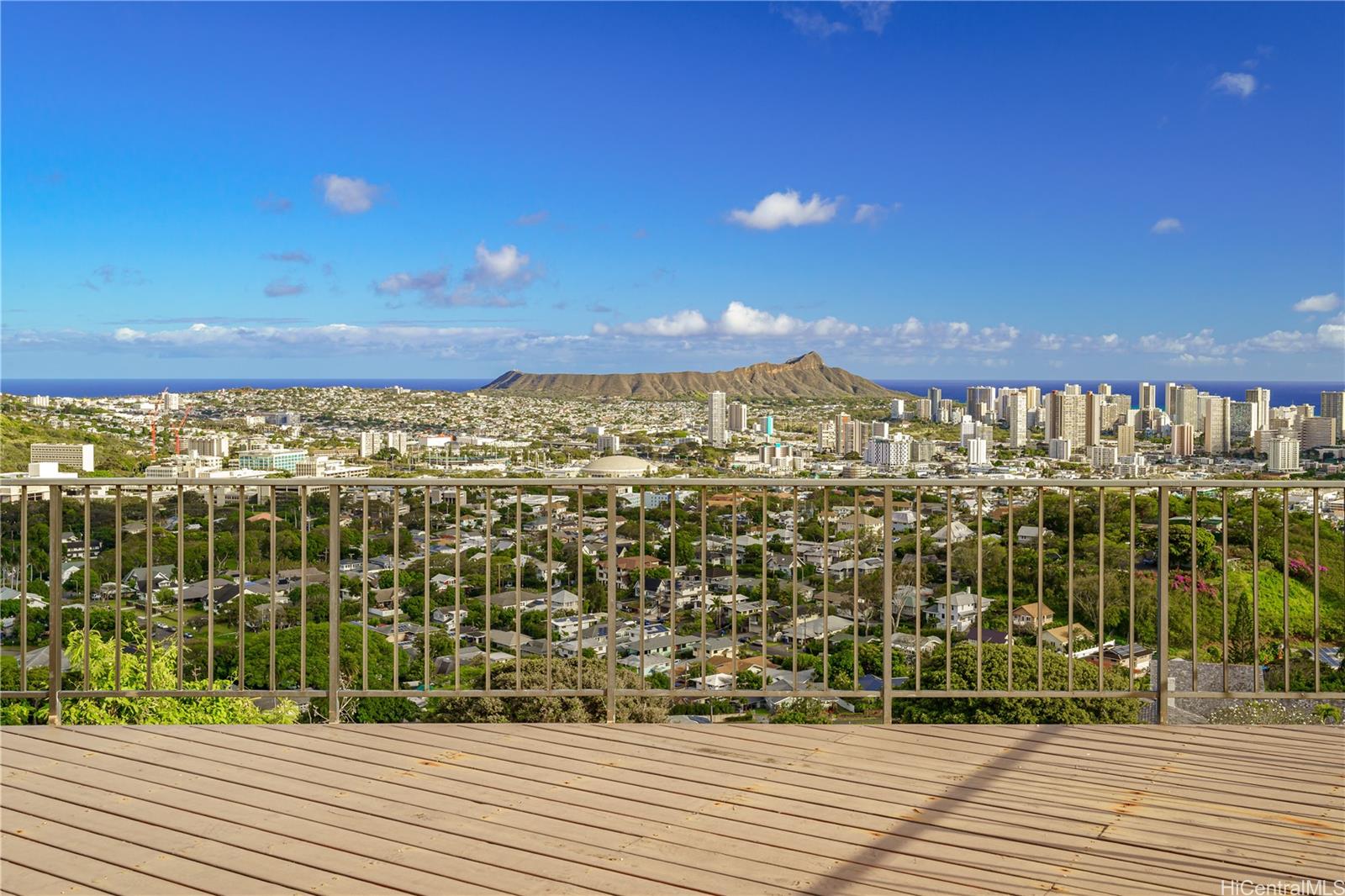 Wow! What a View! You can see the ocean in Kahala, Waikiki and out to Ewa Beach.