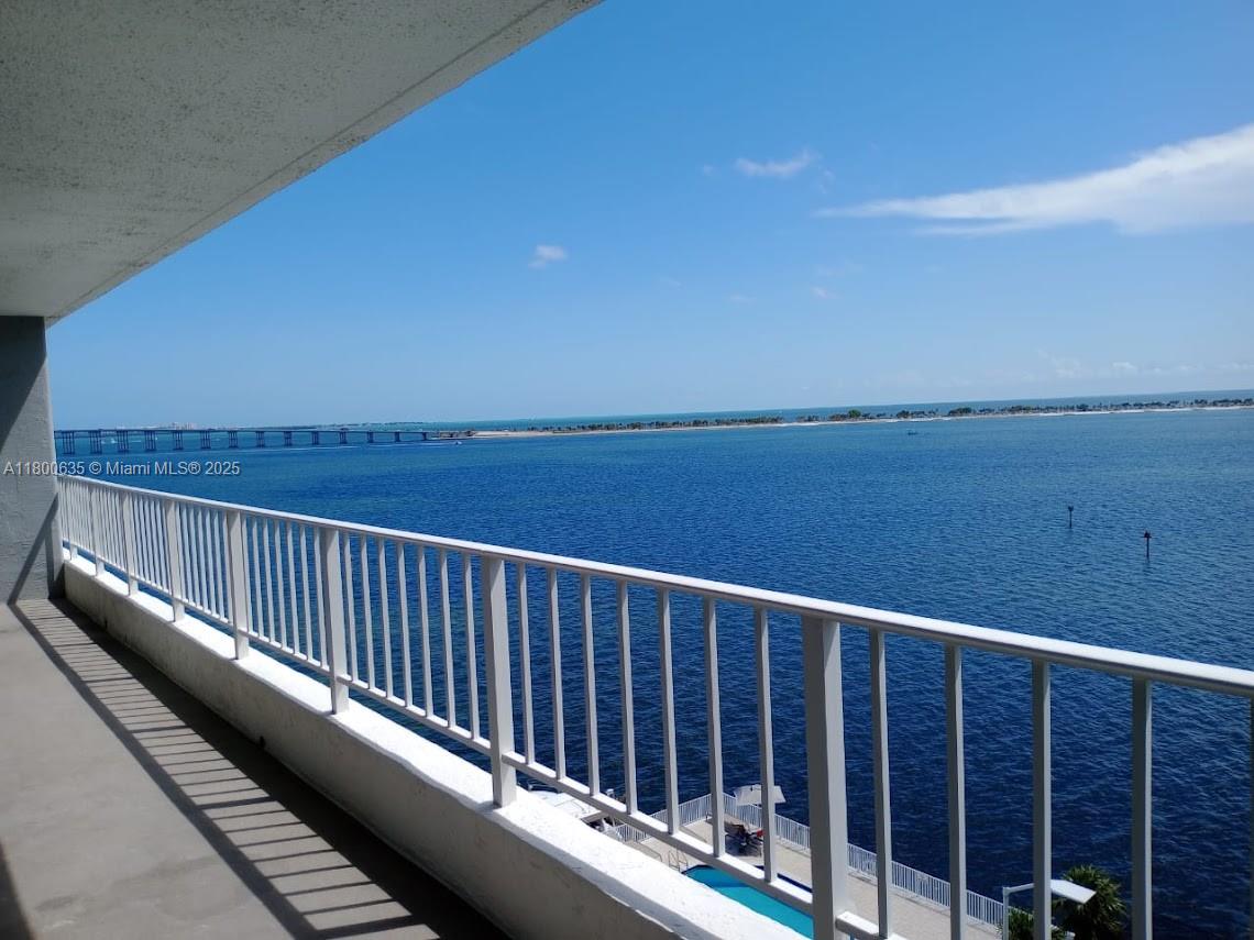 200 Southeast 15th Road, Unit 9B Miami, FL 33129 - Photo 2 of 39 a balcony with an ocean view