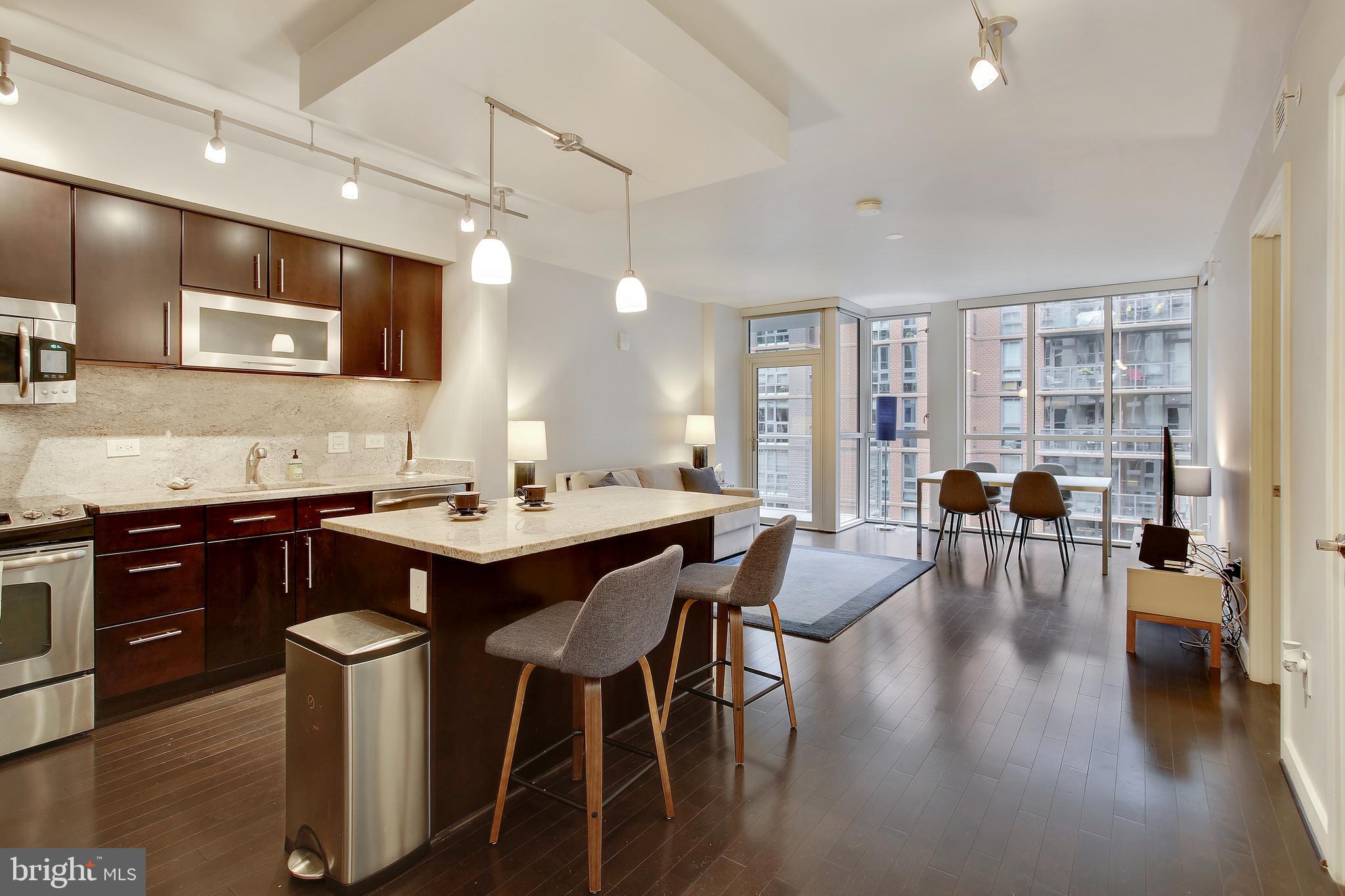 1025 First Street Southeast, Unit 901 Washington, DC 20003 - Photo 12 of 99 Kitchen & Living Room