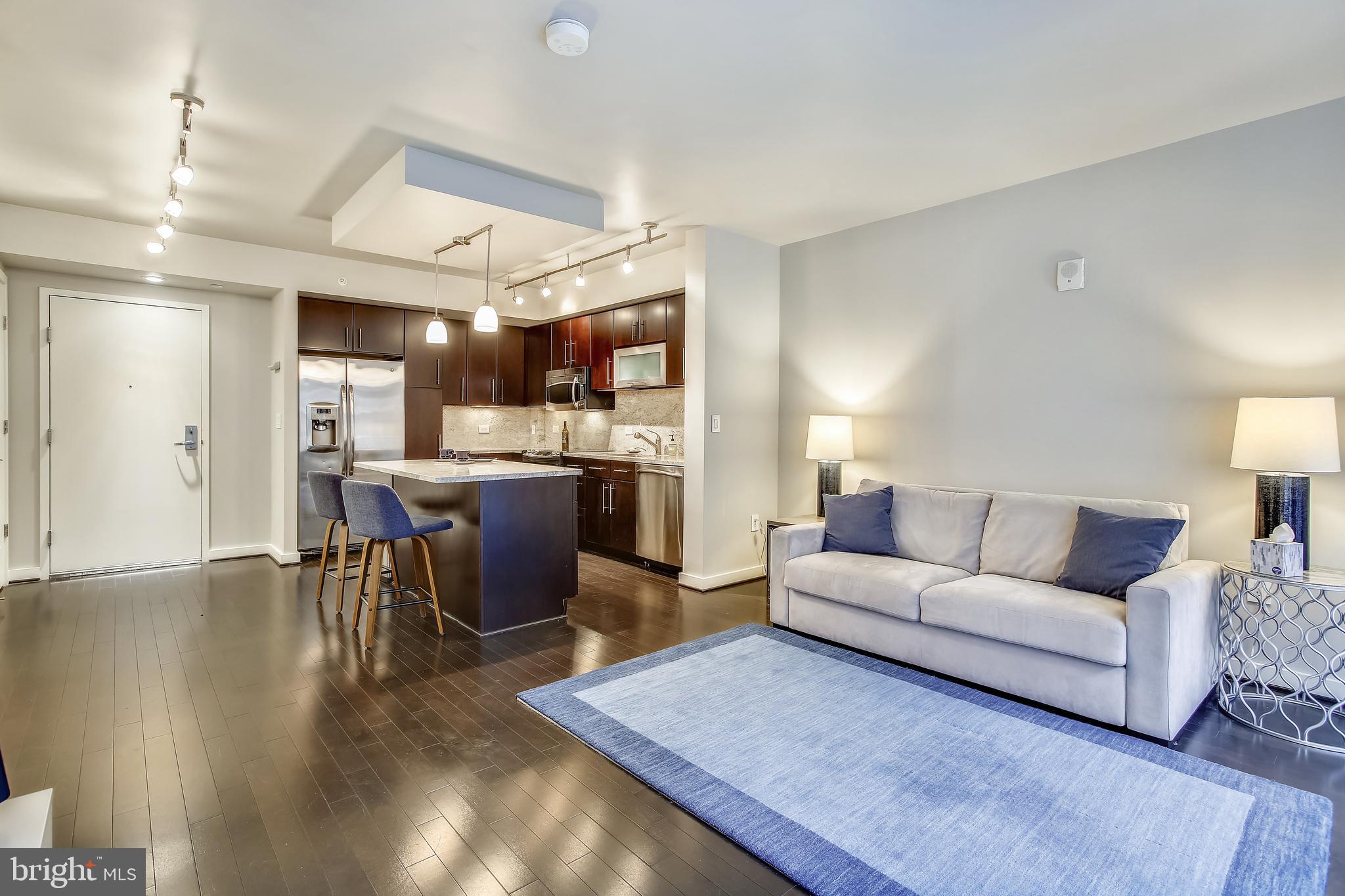 1025 First Street Southeast, Unit 901 Washington, DC 20003 - Photo 14 of 99 Living Room & Kitchen