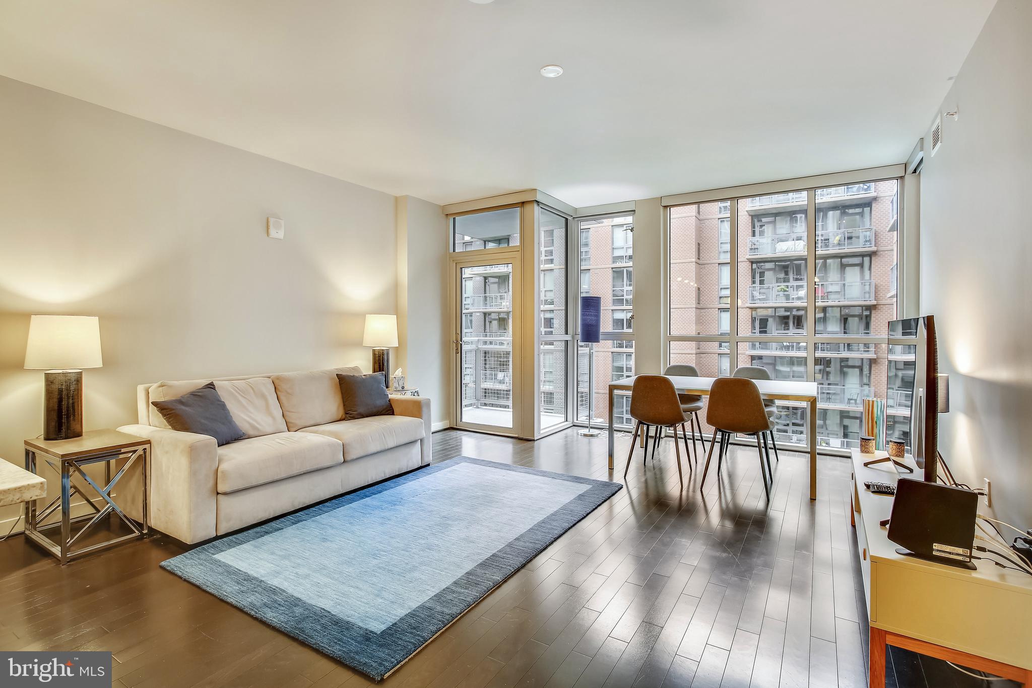 1025 First Street Southeast, Unit 901 Washington, DC 20003 - Photo 17 of 99 Living Room w/floor to ceiling windows