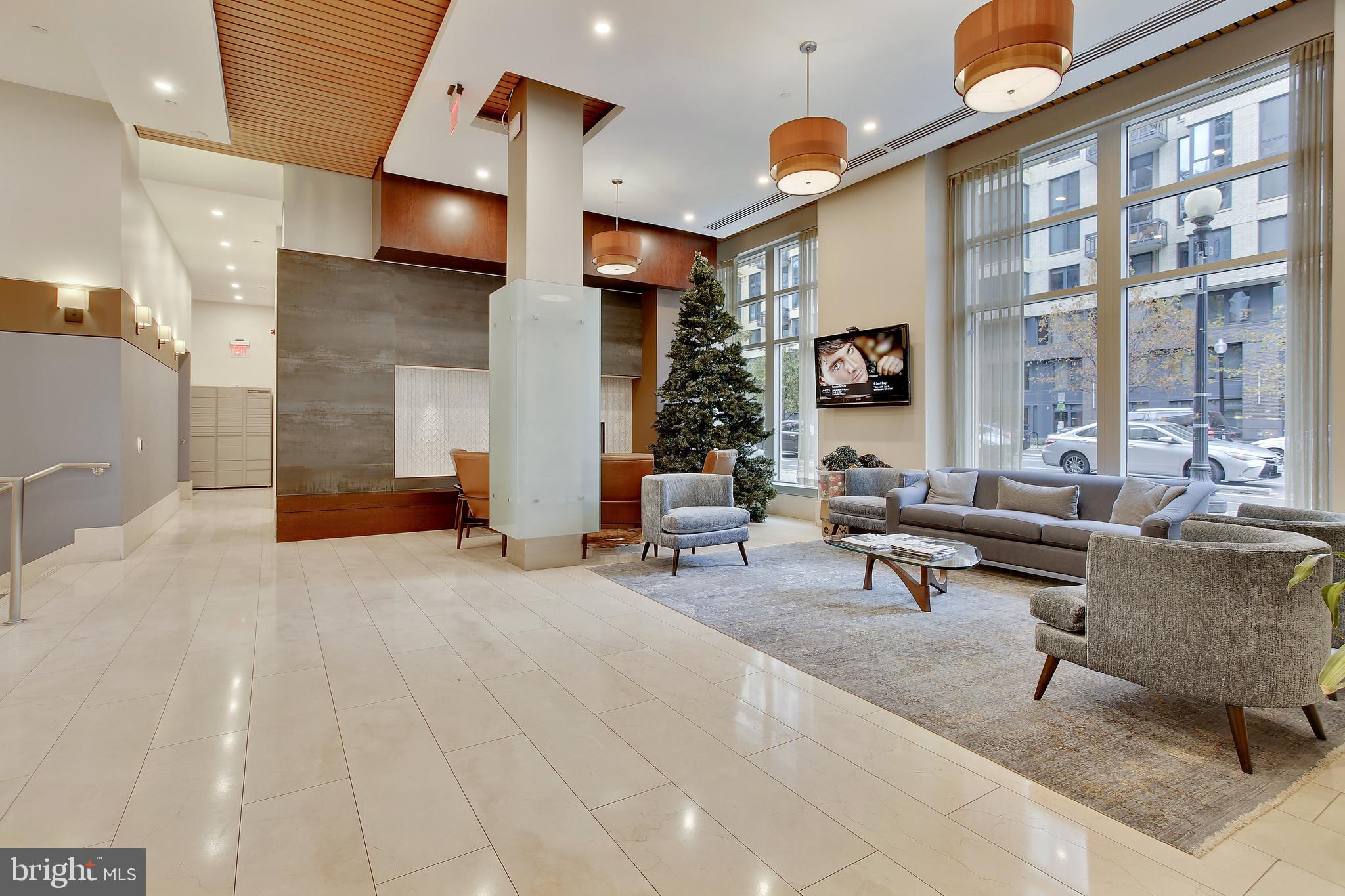 1025 First Street Southeast, Unit 901 Washington, DC 20003 - Photo 2 of 99 Lobby Area - high ceilings & classy decor