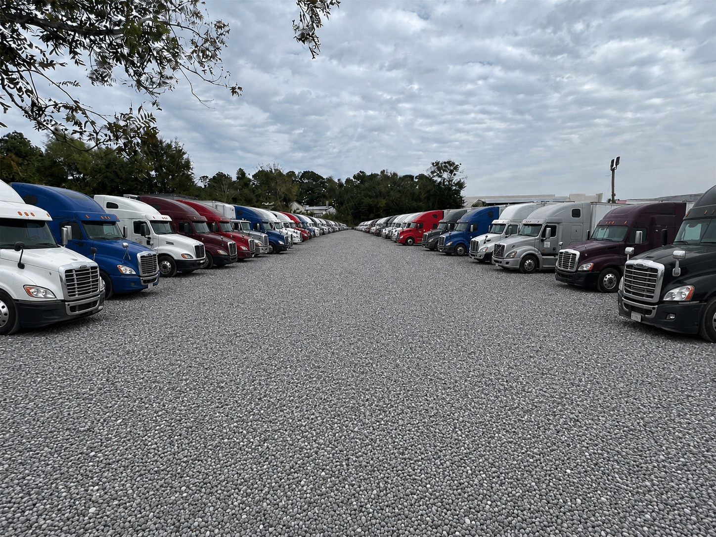 6920 Flintlock Road, Unit D Houston, TX 77040 - Photo 2 of 7 AI generated to show you this land for lease can be used as an 18-Wheeler Storage.