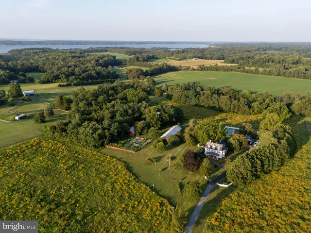 a view of lake with mountain