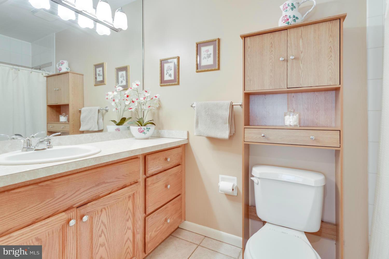 1547 Inlet Court Reston, VA 20190 - Photo 19 of 30 a bathroom with a toilet sink and mirror