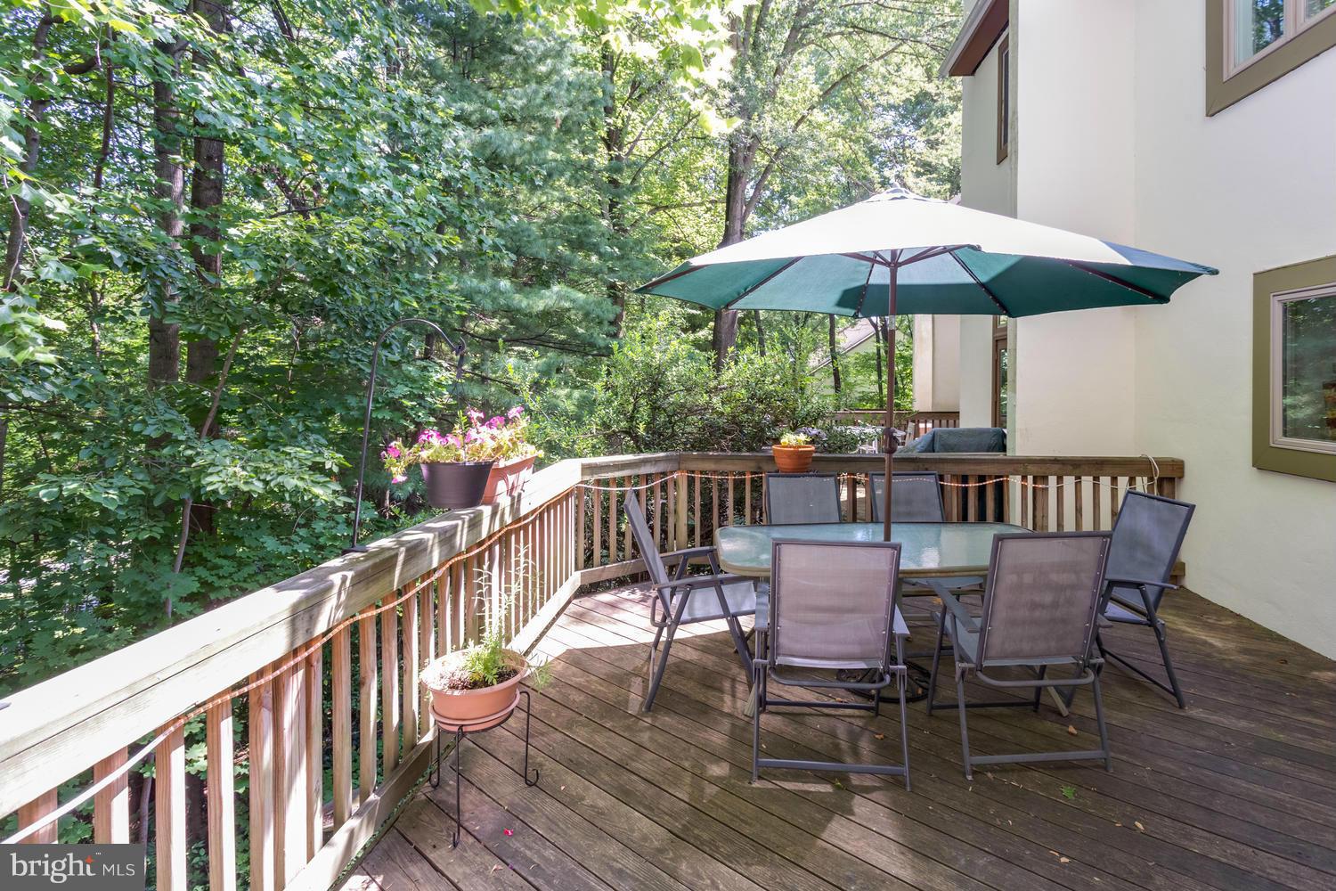 1547 Inlet Court Reston, VA 20190 - Photo 25 of 30 a view of deck with furniture and barbeque oven