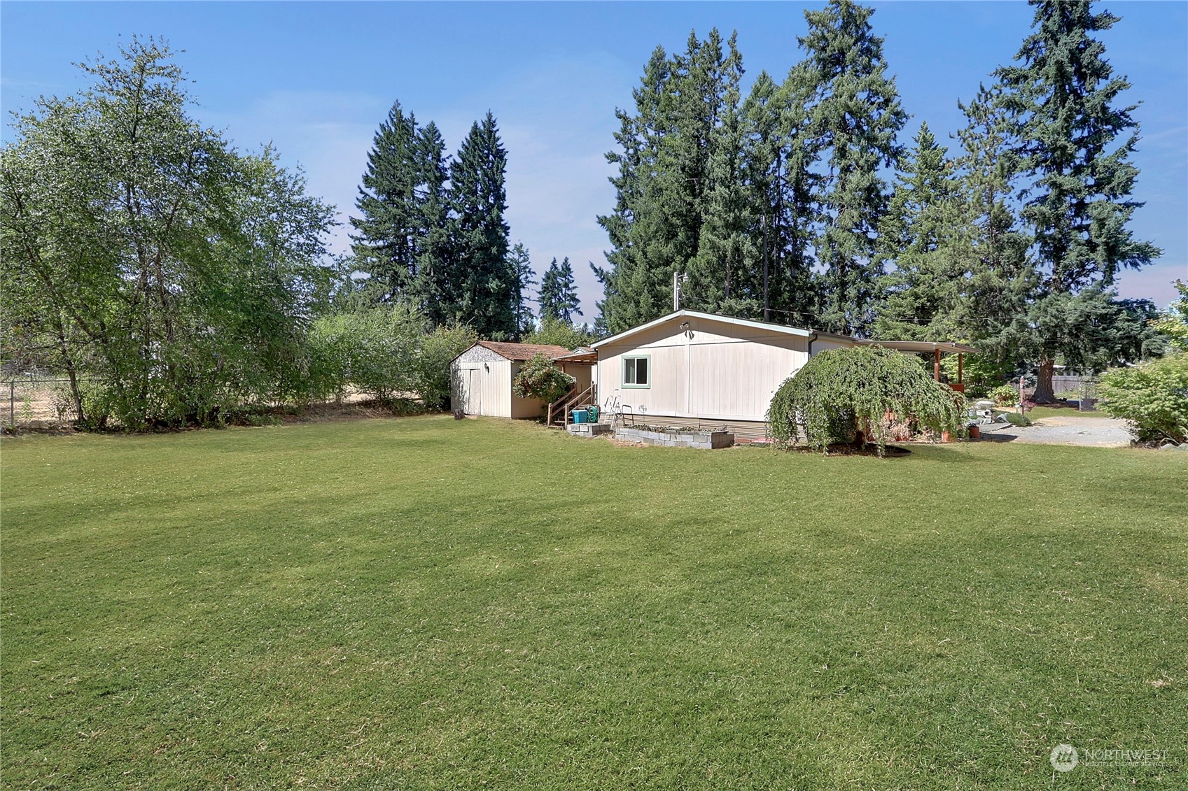 5334 254th Street East Graham, WA 98338 - Photo 25 of 33 a view of a back yard