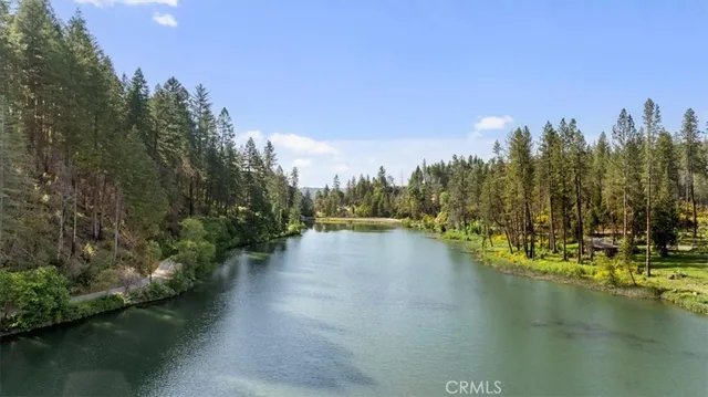 a view of lake from balcony