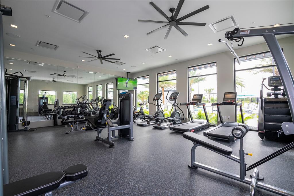 10018 Voyager Way Orlando, FL 32821 - Photo 96 of 100 a view of a room with gym equipment